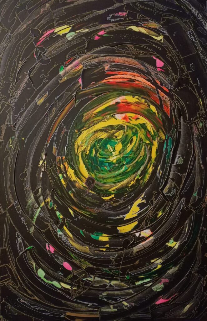 The Great Attractor 150 x 90 cm Acrylic on Canvas