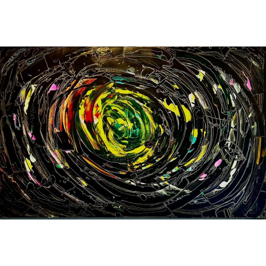 The Great Attractor 150 x 90 cm Acrylic on Canvas